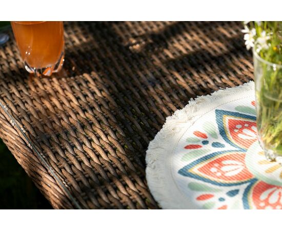 "Прованс" лаунж-зона плетеная из искусственного ротанга, цвет коричневый, изображение 24 | Интернет магазин мебели и декора LifeDekor