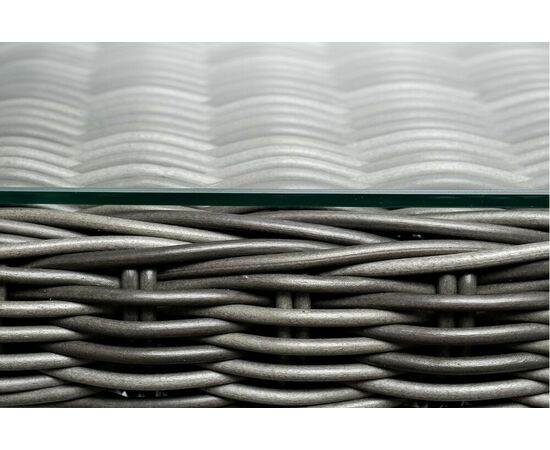 "Амароне" обеденная группа из искусственного ротанга на 6 персон, цвет графит, изображение 20 | Интернет магазин мебели и декора LifeDekor