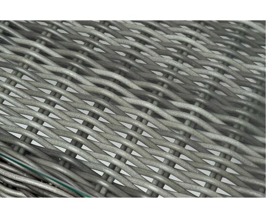 "Амароне" обеденная группа из искусственного ротанга на 6 персон, цвет графит, изображение 21 | Интернет магазин мебели и декора LifeDekor