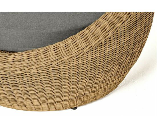 "Барселона" кресло из искусственного ротанга, цвет соломенный, изображение 4 | Интернет магазин мебели и декора LifeDekor