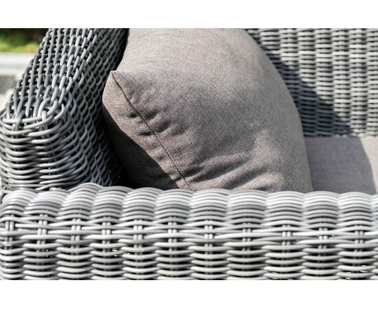"Капучино" лаунж-зона из искусственного ротанга, цвет графит, изображение 15 | Интернет магазин мебели и декора LifeDekor