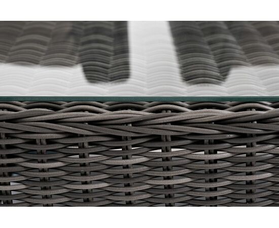 "Капучино" лаунж-зона из искусственного ротанга, цвет графит, изображение 16 | Интернет магазин мебели и декора LifeDekor