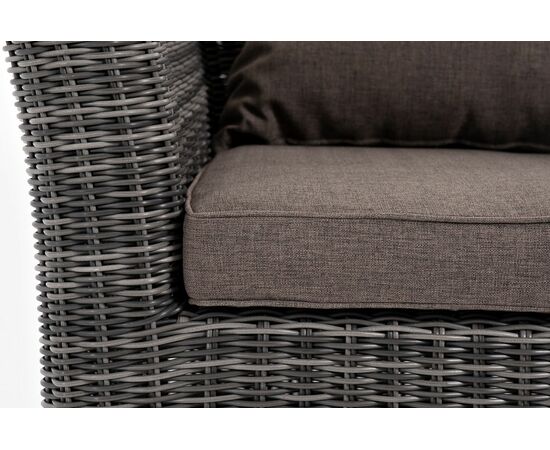 "Капучино" лаунж-зона из искусственного ротанга, цвет графит, изображение 17 | Интернет магазин мебели и декора LifeDekor