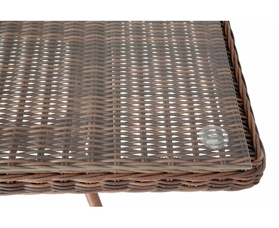 "Латте" плетеный стол из искусственного ротанга 200х90см, цвет коричневый, изображение 5 | Интернет магазин мебели и декора LifeDekor
