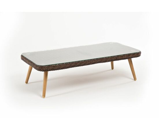 "Прованс" столик журнальный из ротанга, цвет коричневый, изображение 3 | Интернет магазин мебели и декора LifeDekor