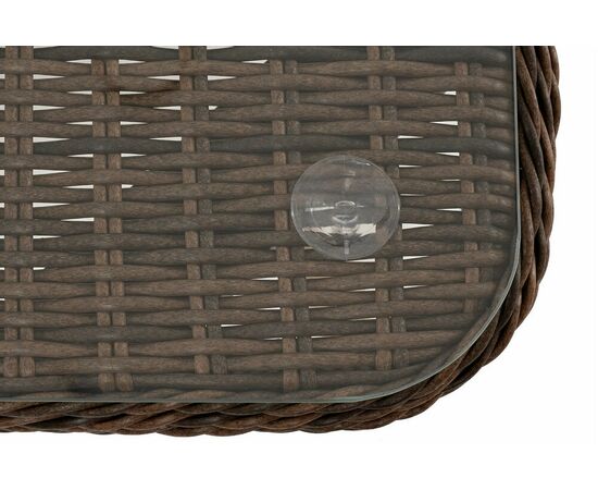 "Прованс" столик журнальный из ротанга, цвет коричневый, изображение 4 | Интернет магазин мебели и декора LifeDekor