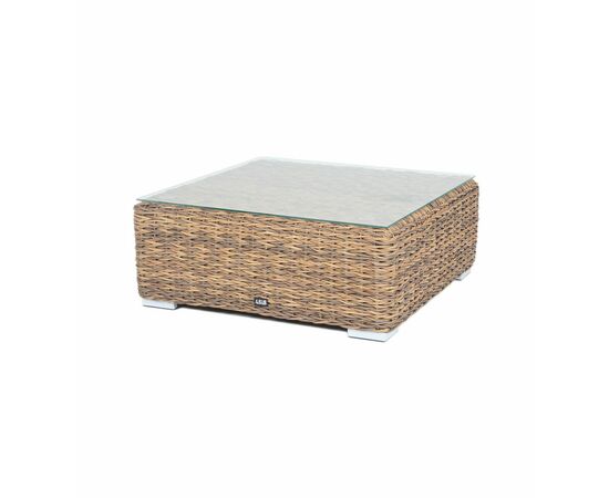 "Лунго" журнальный столик плетеный (гиацинт), цвет соломенный | Интернет магазин мебели и декора LifeDekor