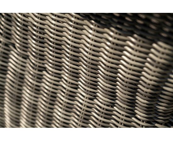 "Эспрессо–118 R" обеденная группа плетеная, цвет графит, изображение 8 | Интернет магазин мебели и декора LifeDekor