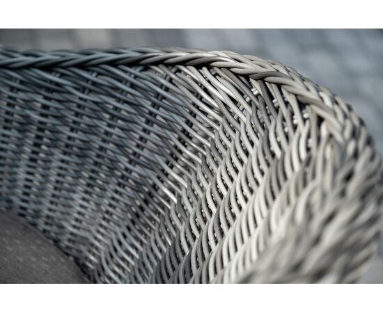 "Эспрессо–118 R" обеденная группа плетеная, цвет графит, изображение 9 | Интернет магазин мебели и декора LifeDekor