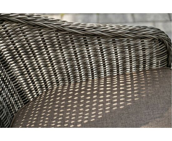 "Эспрессо–118 R" обеденная группа плетеная, цвет графит, изображение 10 | Интернет магазин мебели и декора LifeDekor