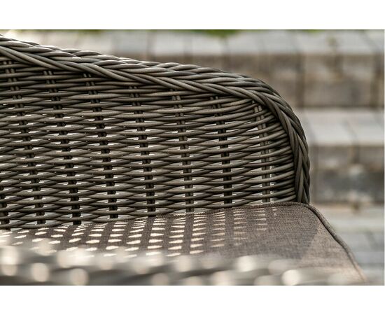 "Эспрессо–118 R" обеденная группа плетеная, цвет графит, изображение 11 | Интернет магазин мебели и декора LifeDekor