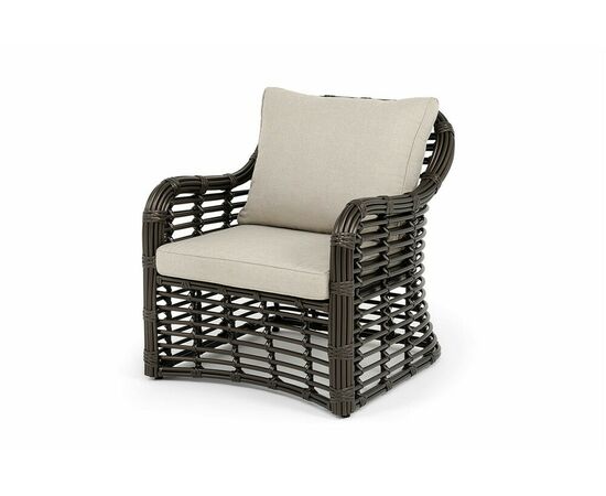 "Ницца" кресло из искусственного ротанга, цвет бронзовый | Интернет магазин мебели и декора LifeDekor