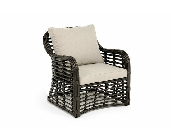 "Ницца" кресло из искусственного ротанга, цвет бронзовый, изображение 2 | Интернет магазин мебели и декора LifeDekor