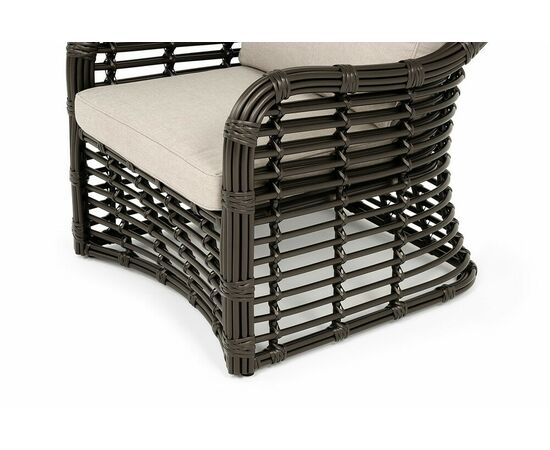 "Ницца" кресло из искусственного ротанга, цвет бронзовый, изображение 4 | Интернет магазин мебели и декора LifeDekor