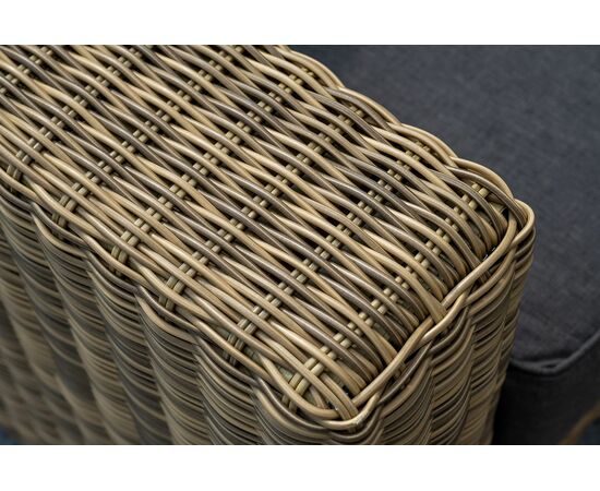 "Боно" лаунж-зона из искусственного ротанга, цвет соломенный, изображение 11 | Интернет магазин мебели и декора LifeDekor