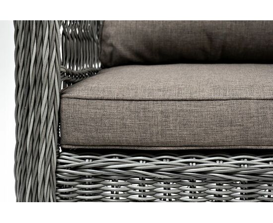 "Гранд Латте" кресло из искусственного ротанга, цвет графит, изображение 6 | Интернет магазин мебели и декора LifeDekor