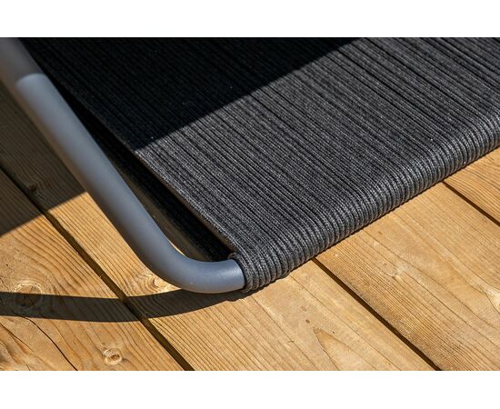 "Канны" модульная угловая лаунж-зона из роупа (веревки), цвет темно-серый, изображение 16 | Интернет магазин мебели и декора LifeDekor