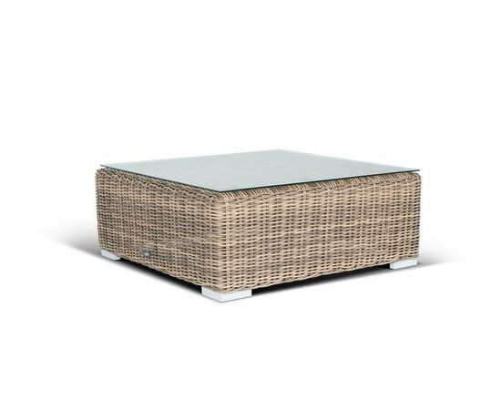 "Лунго" журнальный столик плетеный, цвет соломенный, изображение 3 | Интернет магазин мебели и декора LifeDekor