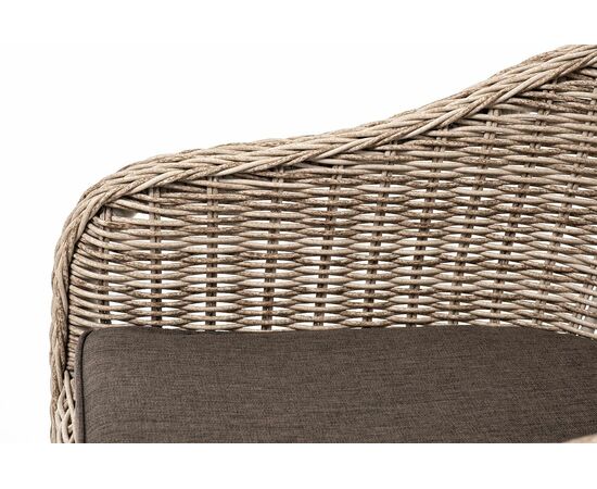 "Эспрессо–80 R" обеденная группа плетеная, цвет бежевый, изображение 4 | Интернет магазин мебели и декора LifeDekor