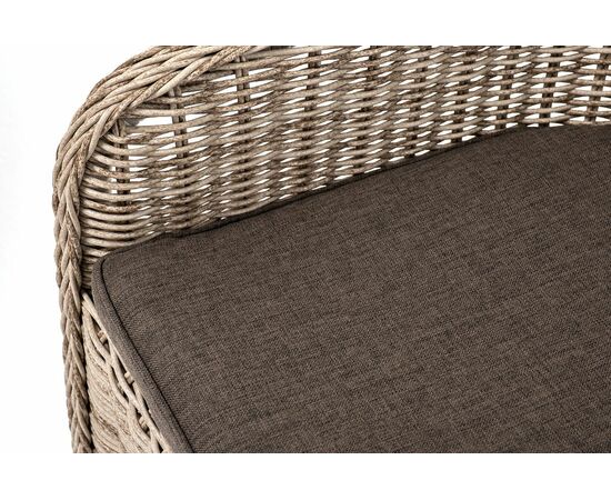 "Эспрессо–80 R" обеденная группа плетеная, цвет бежевый, изображение 8 | Интернет магазин мебели и декора LifeDekor