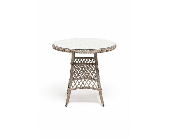 "Эспрессо–80 L" обеденная группа плетеная, цвет бежевый, изображение 5 | Интернет магазин мебели и декора LifeDekor