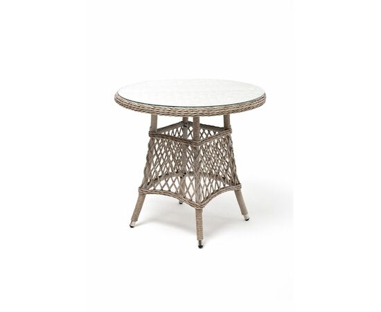 "Эспрессо–80 L" обеденная группа плетеная, цвет бежевый, изображение 6 | Интернет магазин мебели и декора LifeDekor