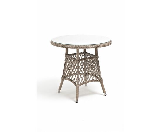 "Эспрессо–80 L" обеденная группа плетеная, цвет бежевый, изображение 7 | Интернет магазин мебели и декора LifeDekor