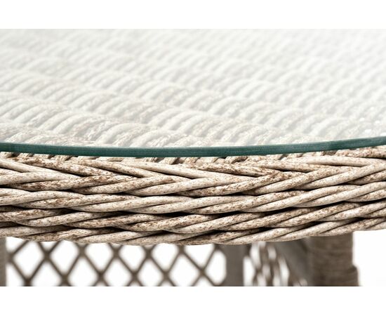 "Эспрессо–80 L" обеденная группа плетеная, цвет бежевый, изображение 10 | Интернет магазин мебели и декора LifeDekor