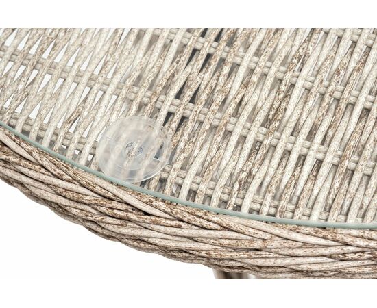 "Эспрессо–80 L" обеденная группа плетеная, цвет бежевый, изображение 12 | Интернет магазин мебели и декора LifeDekor