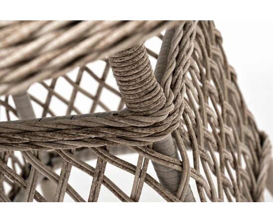 "Эспрессо–80 L" обеденная группа плетеная, цвет бежевый, изображение 13 | Интернет магазин мебели и декора LifeDekor