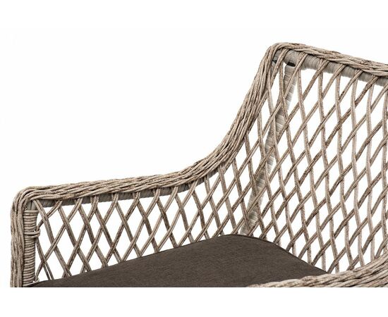 "Эспрессо–80 L" обеденная группа плетеная, цвет бежевый, изображение 14 | Интернет магазин мебели и декора LifeDekor