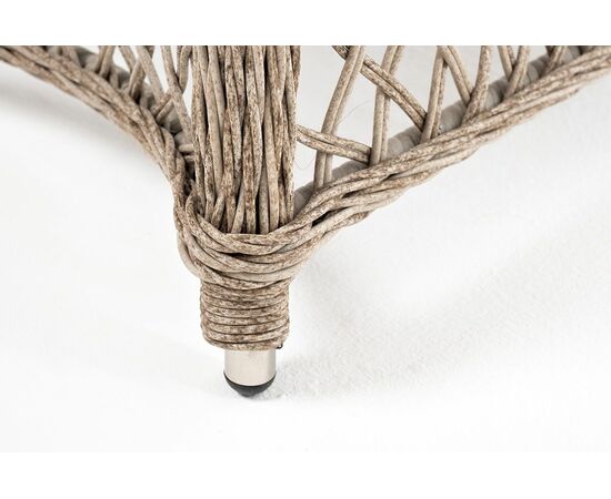 "Эспрессо–80 L" обеденная группа плетеная, цвет бежевый, изображение 20 | Интернет магазин мебели и декора LifeDekor