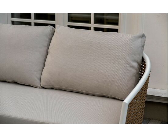 "Тоскана" лаунж-зона из искусственного ротанга, цвет соломенный, изображение 13 | Интернет магазин мебели и декора LifeDekor