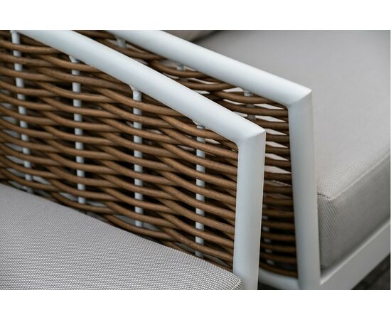 "Тоскана" лаунж-зона из искусственного ротанга, цвет соломенный, изображение 19 | Интернет магазин мебели и декора LifeDekor