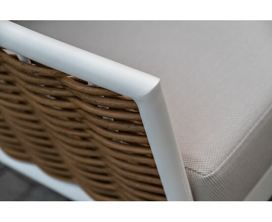 "Тоскана" лаунж-зона из искусственного ротанга, цвет соломенный, изображение 20 | Интернет магазин мебели и декора LifeDekor