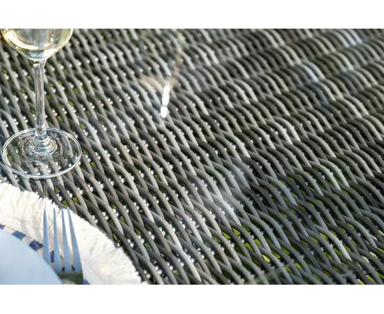 "Эспрессо–150 S" обеденная группа плетеная, цвет графит, изображение 13 | Интернет магазин мебели и декора LifeDekor