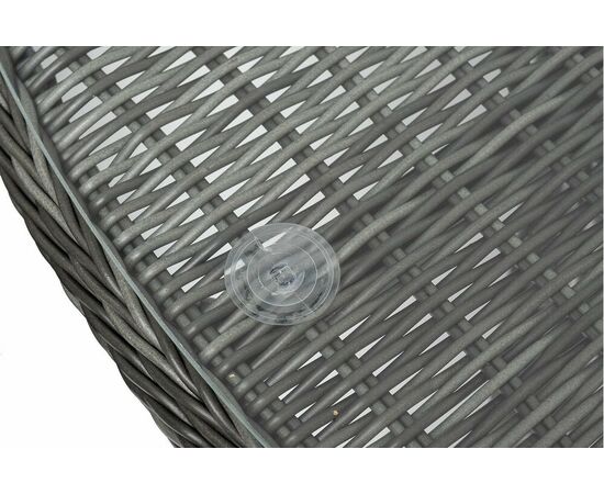 "Эспрессо–150 S" обеденная группа плетеная, цвет графит, изображение 27 | Интернет магазин мебели и декора LifeDekor