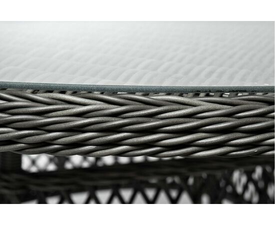 "Эспрессо–150 S" обеденная группа плетеная, цвет графит, изображение 28 | Интернет магазин мебели и декора LifeDekor