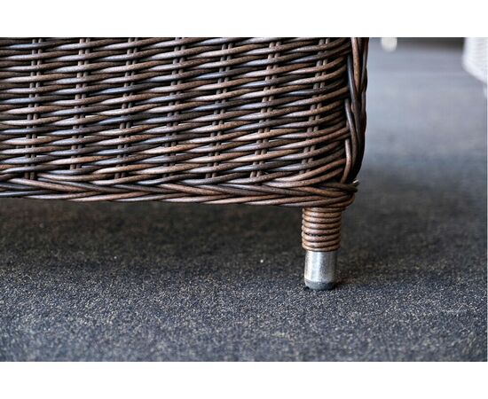 "Кон Панна" кресло из искусственного ротанга, цвет коричневый, изображение 22 | Интернет магазин мебели и декора LifeDekor