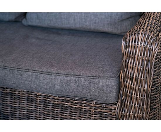 "Кон Панна" кресло из искусственного ротанга, цвет коричневый, изображение 24 | Интернет магазин мебели и декора LifeDekor