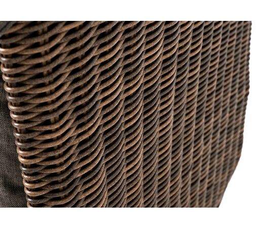 "Толедо" кресло плетеное с подушками, цвет коричневый, изображение 8 | Интернет магазин мебели и декора LifeDekor