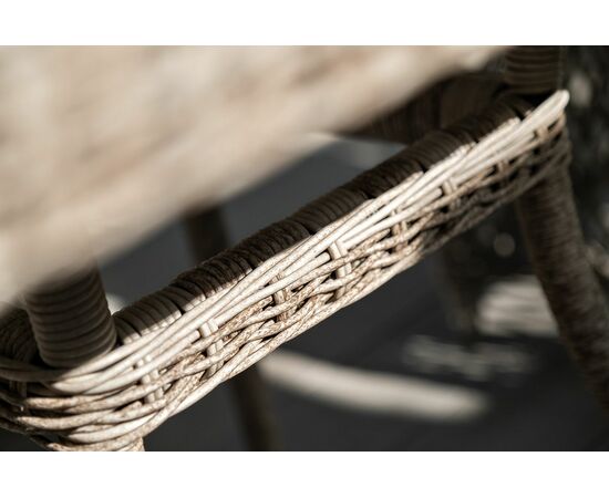 "Айриш" обеденная группа плетеная на 4 персоны, цвет бежевый, изображение 10 | Интернет магазин мебели и декора LifeDekor