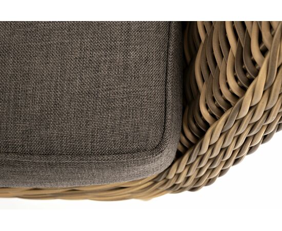 "Прованс" кресло из искусственного ротанга, цвет соломенный, изображение 6 | Интернет магазин мебели и декора LifeDekor