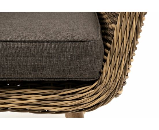 "Прованс" кресло из искусственного ротанга, цвет соломенный, изображение 7 | Интернет магазин мебели и декора LifeDekor