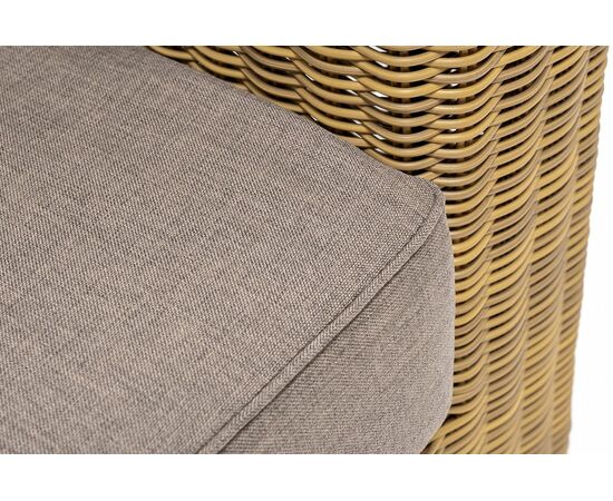"Боно" кресло из искусственного ротанга, цвет соломенный, изображение 5 | Интернет магазин мебели и декора LifeDekor