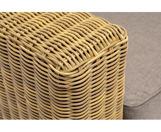 "Боно" кресло из искусственного ротанга, цвет соломенный, изображение 6 | Интернет магазин мебели и декора LifeDekor