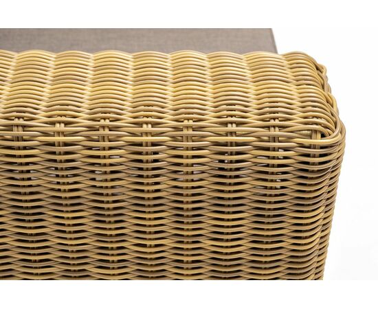 "Боно" кресло из искусственного ротанга, цвет соломенный, изображение 8 | Интернет магазин мебели и декора LifeDekor