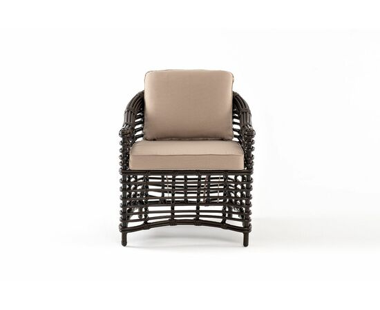 "Ницца" кресло из искусственного ротанга, цвет бронзовый, изображение 2 | Интернет магазин мебели и декора LifeDekor