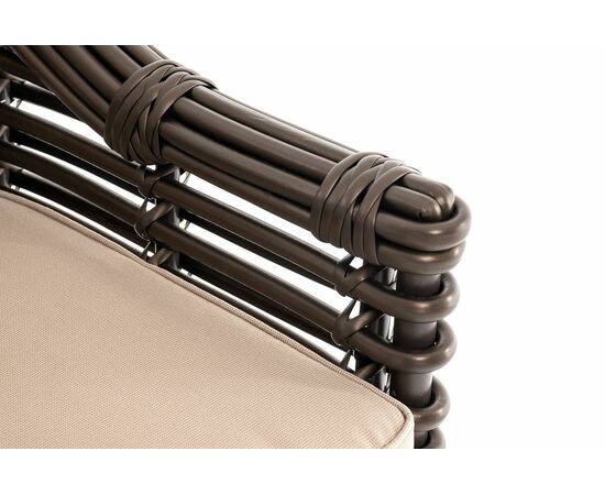 "Ницца" кресло из искусственного ротанга, цвет бронзовый, изображение 4 | Интернет магазин мебели и декора LifeDekor