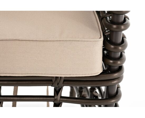 "Ницца" кресло из искусственного ротанга, цвет бронзовый, изображение 8 | Интернет магазин мебели и декора LifeDekor